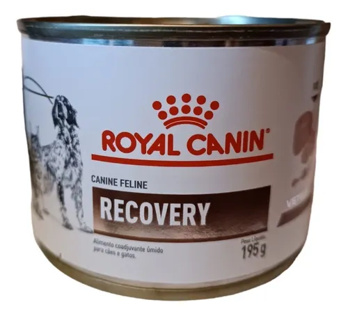 Ração Úmida Royal Canin Recovery para Cachorros e Gatos em Recuperação Lata  195g - KIT 3un.