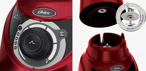 Licuadora Oster Maximum Dial roja 127 V BlsteG7881r 110 V