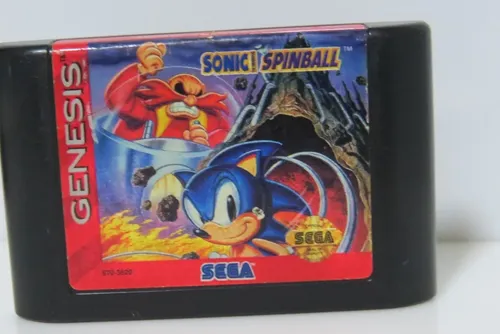 Sonic Spinball Sega Original Genesis Mega Drive Cartucho | MercadoLivre