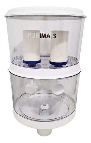 Filtro de Água Purimais® 10.2 Com 2 velas Alcalina e Refil Que Reduz Fluor