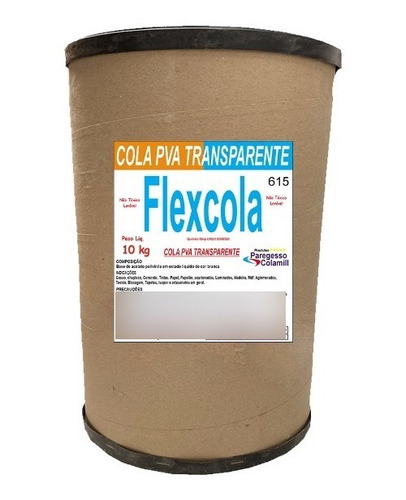 Cola Pva Transparente Flexcola - Barrica De 10kg
