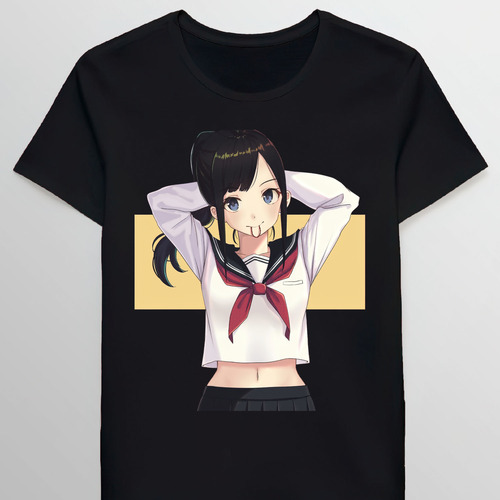 Remera Anime Girl Waifu Aesthetic Japanese Kawaii Mirl 70258