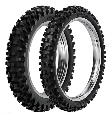 2 Pneu Moto Crf 250 Rinaldi 100/90-19 57m 80/100-21 51m Rw33