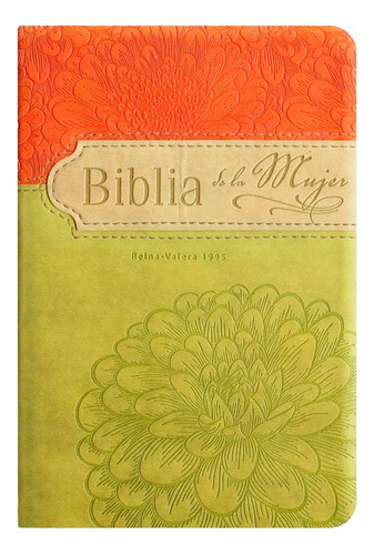 Biblia De La Mujer Reina Valera 1995 Naranja Y Verde