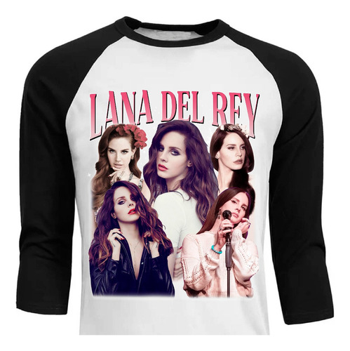 Lana Del Rey - Cantante - Raglan - Polera (2)