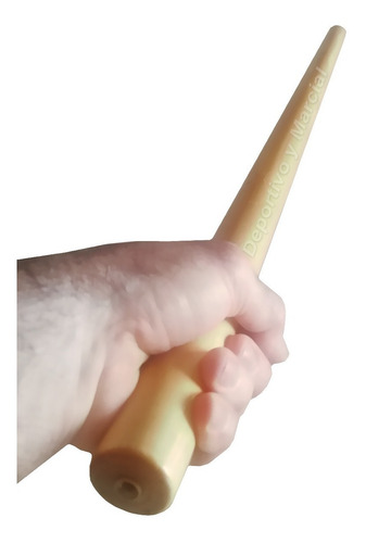 Imagen 2 de 5 de Baston Hanbo De Palo Blanco 90 Cm Ninjitsu Artes Marciales