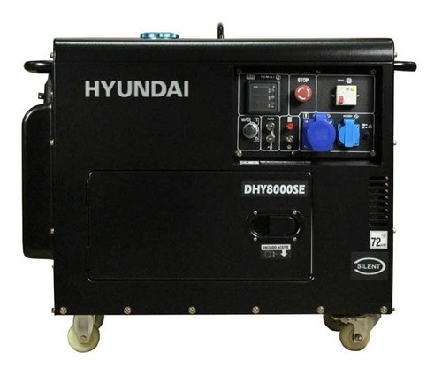 Generador Hyundai Diesel 6/6,3 Kw Part Elec 220v Cabinado