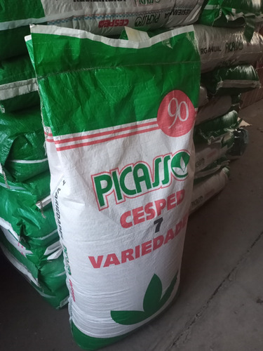 Semilla De Césped 4 Estaciones 7 Variedades Picasso X 25 Kl