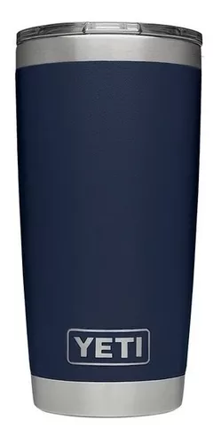  YETI Rambler - Vaso de acero inoxidable (20 onzas), con  aislamiento al vacío con tapa MagSlider, color azul agua. : Todo lo demás