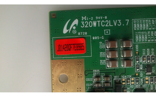 T-con Samsung Bn81-01298a 01420q 320wtc2lv3.7 Lnt3253hx/xaa (Usado)
