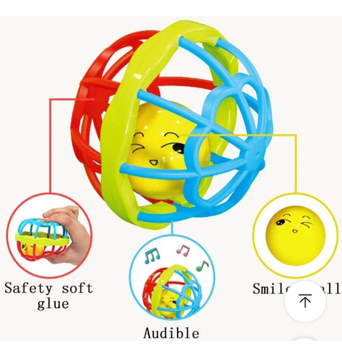 Set 5 Sonajeros Mordedores Sensorial Para Bebes