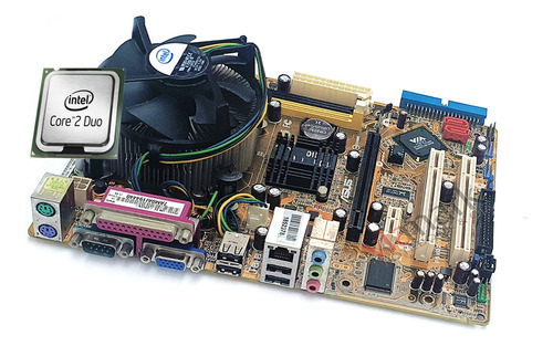Placa Mãe 775 Asus P5vd2-vm + Processador Core 2 Duo +cooler