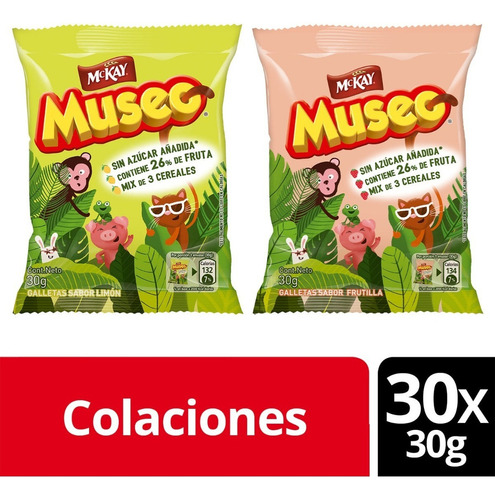 Galletas Nestlé® Mckay® Museo Limón Y Frutilla 30g X30 Uds