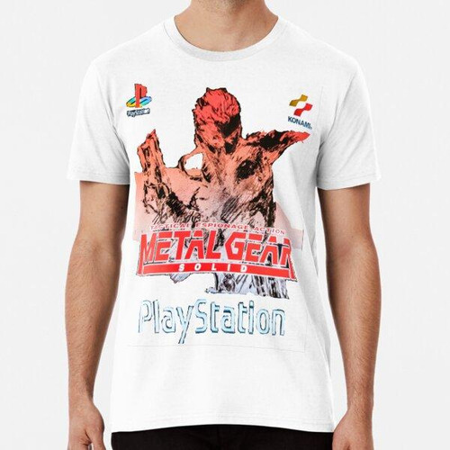 Remera Ps1 Metal Gear Solid Algodon Premium