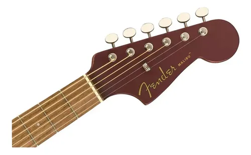 Guitarra Electroacustica Fender Malibu Player Burgundy Satin