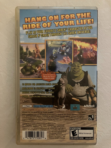 Juego Shrek Smash N Crash Racing Psp 1 Uso (Usado)