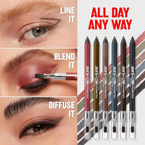 Revlon Colorstay - Lápiz Multijugador De Ojos Líquido, Maqui