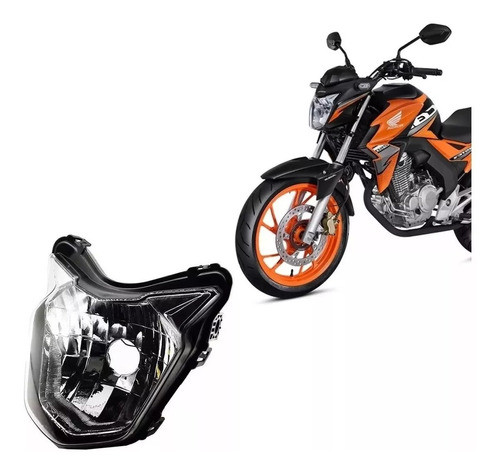 Bloco Optico Farol Completo Cb Twister 250 - Modelo Original