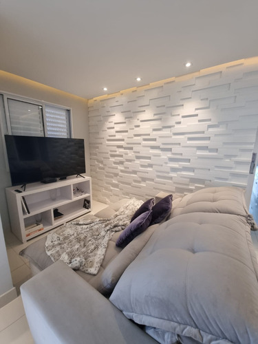 Lindo Apto 70m² No Quartier Residence Jaguaré, 100% Mobiliado, Vista Usp 16º Andar, 2 Vagas