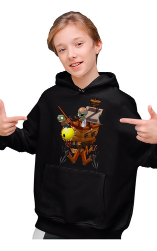 Alfa Sudadera Infantil Plantas Vs Zombies Zombidito Zomboss