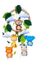 Comprar Móvil De Fieltro Para Cunas De Bebe, Animales De La Selva
