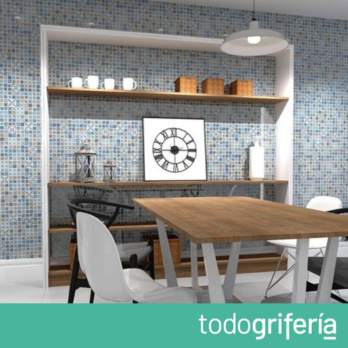 Malla Azul Lisboa Mosaicos Krystales 30x30 Cm