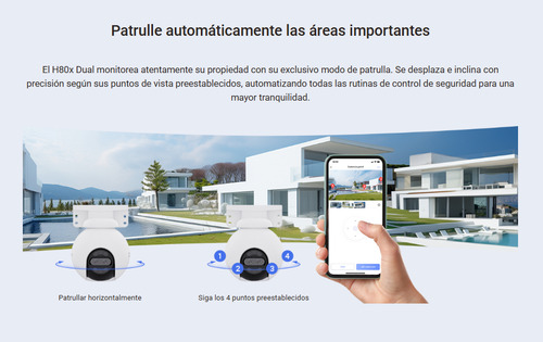 Cámara Seguridad Wifi Domo Exterior Ezviz Dual 8mp Autozoom