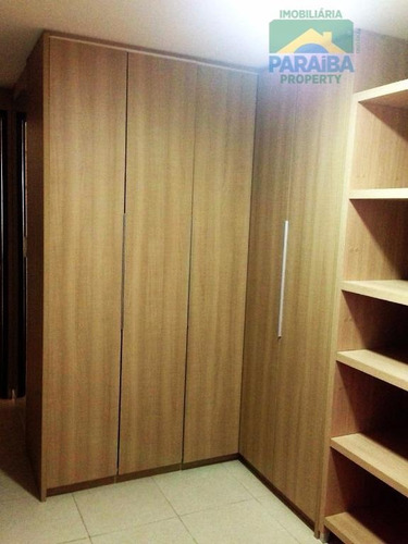 Imagem 9 de 13 de Apartamento Residencial Para Locação, Cabo Branco, João Pessoa. - Ap0642