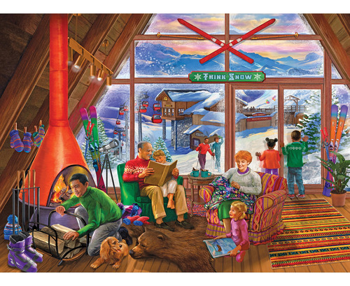 Cra-z-art - Roseart - Back To The Past - Ski Lodge - Rompec.