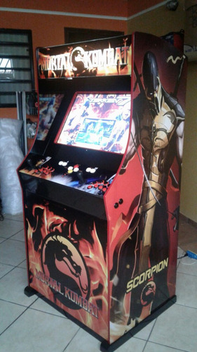 Fliperama Multijogos 28 Super Completo!...110 Sistemas!