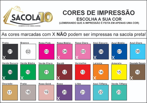 Sacola Plástica Personalizada 30x40 Esp. 0,12 - 1000 Sacolas