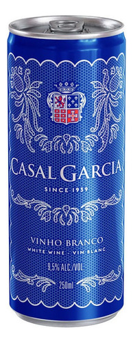 Casal Garcia vinho branco lata 250ml