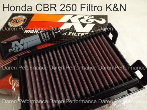 Filtro De Aire K&n Honda Cbr 250 Filtro Kyn Cbr250 K N Aire