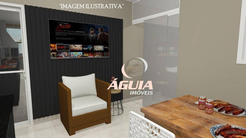 Imagem 1 de 18 de Cobertura Com 2 Dormitórios À Venda, 52 M² Por R$ 400.000,00 - Vila Eldízia - Santo André/sp - Co0829