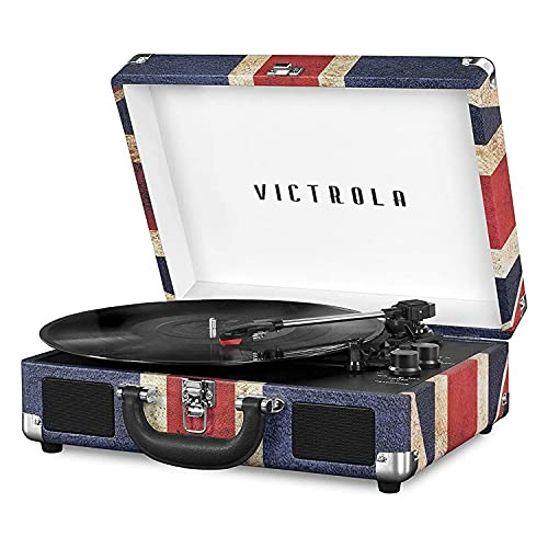 Victrola Vintage Tocadiscos Portátil Bluetooth Para Maletas 