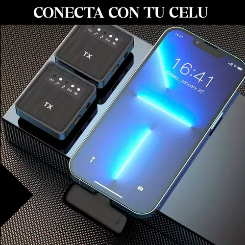 Microfono Dual Inalambrico X2 Usb Celular Receptor Tipo C