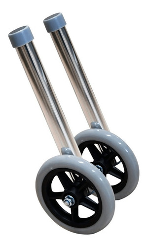 Par De Rodas Dianteiras Do Andador D10 Para 130 Kg Dellamed