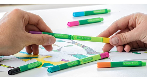 Set 8 Marcadores Fineliner Schneider Plumin Rotuladores .4mm