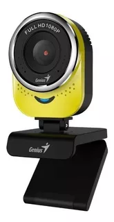 Camára Web Genius Qcam 6000 Fhd 1080p Usb Yellow