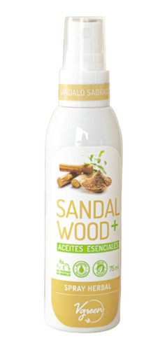 Spray Herbal Sandalo Sandal + Wood Vgreen X 75 Ml