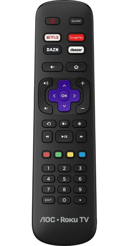 Imagem 7 de 7 de Smart Tv Aoc Roku Led Hd 32'' 32s5195/78 Wi-fi 3 Hdmi 1 Usb