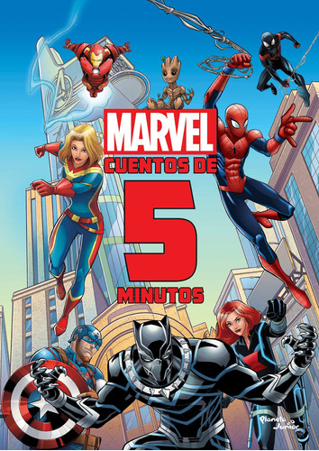 Marvel. Cuentos de 5 minutos, de Marvel. Serie Marvel Editorial Planeta Infantil México, tapa blanda en español, 2020