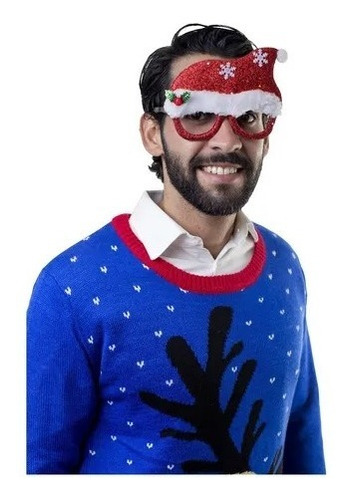 Lentes Gorro De Santa Claus Fiesta