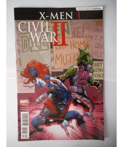 X-men 01 Civil War 2 Televisa