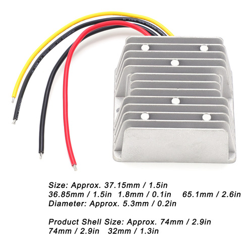 Módulo De Conversión Dc A Convertidor De Voltaje 12v A 24v 5