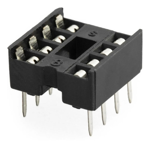 Zócalo 8 Pin Ic Socket Dip8 Para Soldar Pack De 5 Unidades