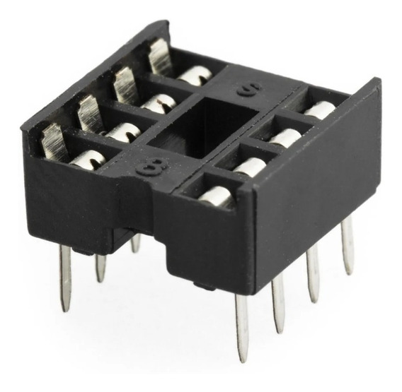 8-pin Dil dip IC microchip zócalo socket para Arduino elaboración de prototipos 10 unidades