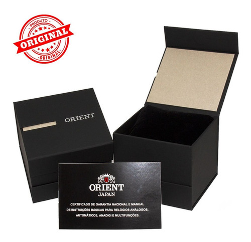 Relógio Orient Masculino Mpsp1011 P2px Preto Aço Analogico