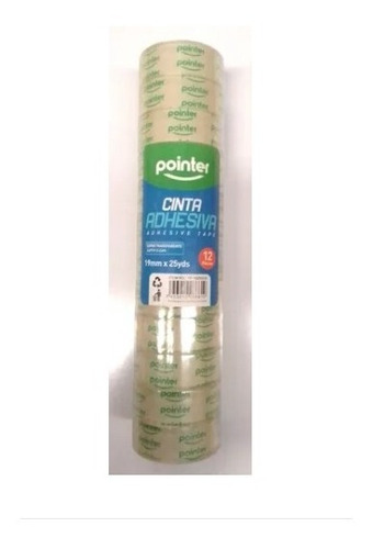 Cinta Adhesiva Transparente Pointer 12 Und 15 Mm X 33 Mts.