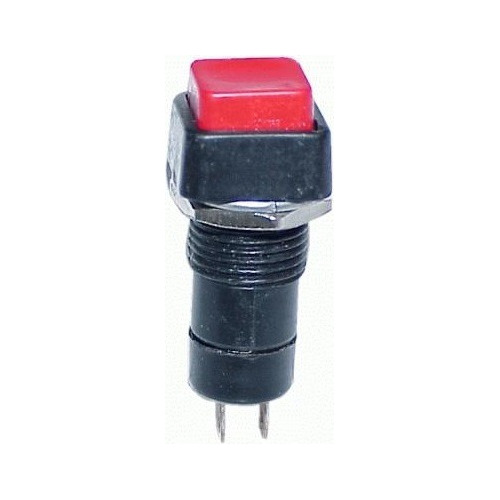 Switche 2 Pin 3a 125v Cuadrado, Rojo Paq. 10 Pcs Sw-642rd